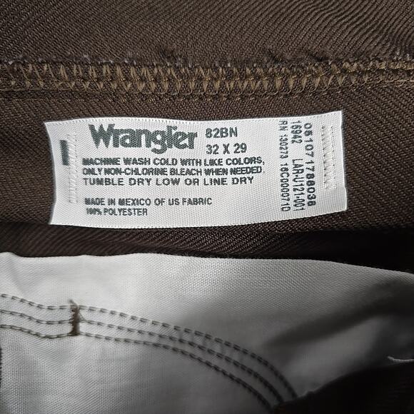 Wrangler Men's Bootcut Jeans - Rich Brown - Picture 3 of 8